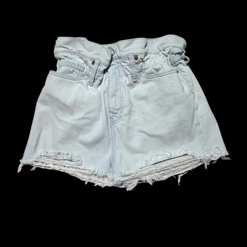 IRO Jeans Distressed Shorts Sz 26